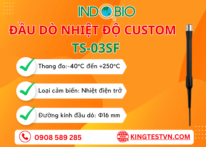 Đầu dò cảm biến nhiệt Custom TS-03SF